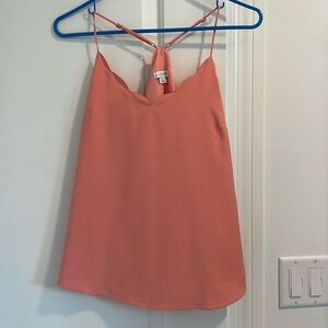 Scallop trim blouse tank J Crew size 4